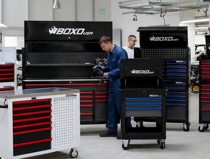 <h1>HEAVY-DUTY ROLLING TOOL BOXES</h1>