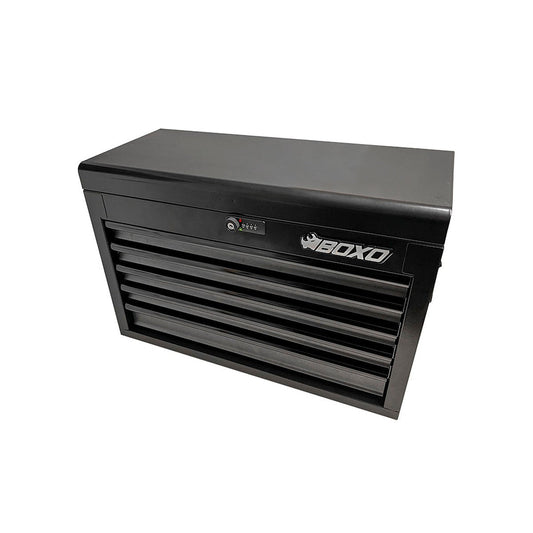 MotoBox | 26" 5-Drawer Portable Tool Box with 103-Piece Metric tool Set | Black-Boxo USA