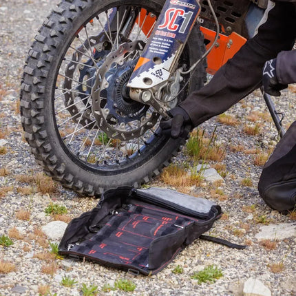 BoxoUSA Adventure Motorcycle Roll | 40-Piece Metric Motorcycle Tool Kit PA923