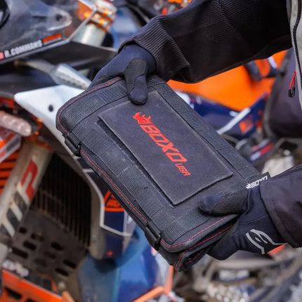 BoxoUSA Adventure Motorcycle Roll | 40-Piece Metric Motorcycle Tool Kit PA923