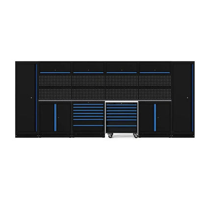 BoxoUSA OSM Pro Series | 21-Piece Professional Organized Storage Modules Build Out | 14-Drawers, 10-Cabinets OSM-B1-S