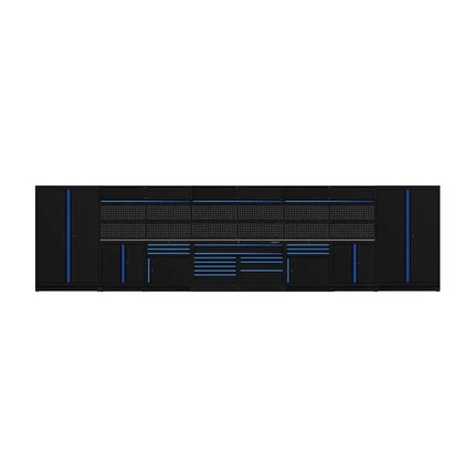 BoxoUSA OSM Pro Series | 292" 25-Piece Professional Organized Storage Modules Build Out | -Drawers, -Cabinets OSM-B14-B