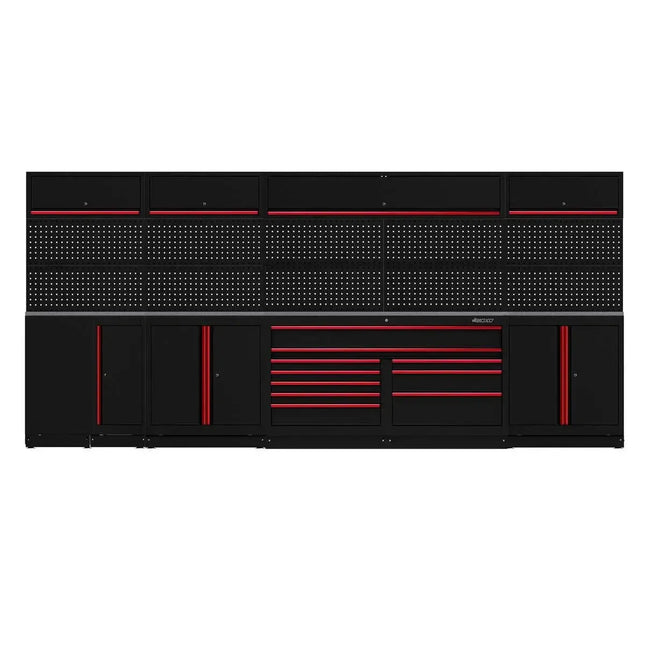 BoxoUSA OSM Pro Series | 17-Piece Professional Organized Storage Modules Build Out | 10-Drawers, 8-Cabinets OSM-B4-S