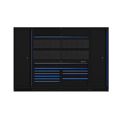 BoxoUSA OSM Pro Series | 9-Piece Professional Organized Storage Modules Build Out | 10-Drawers, 4-Cabinets OSM-B6-S