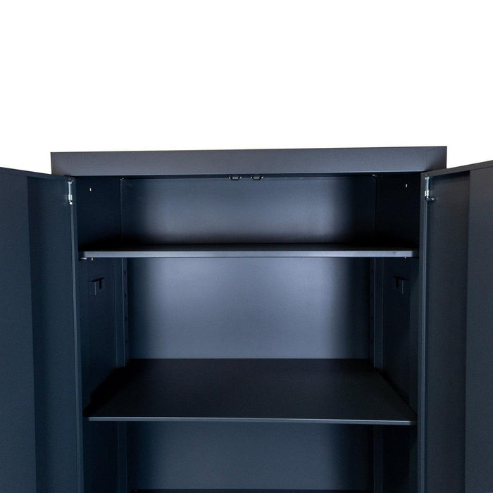 OSM Series | 44" x 78" Double-Door Cabinet with Aluminum Handle | Dark Grey-Boxo USA