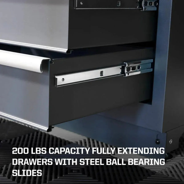 BoxoUSA OSM Series | 78" 14-Piece Professional Organized Storage Modules Build Out | 14-Drawers, 4-Cabinets OSM-R14