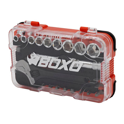 BoxoUSA 23-Piece Multi Driver T-Handle Socket Bit Set P506-R2