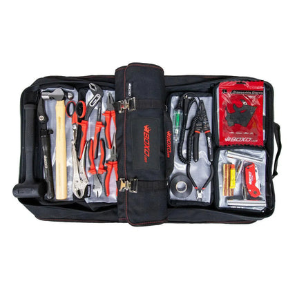 BoxoUSA Off-Road Bag Combo | 108-Piece Off-Road Tool Bag and SAE Tool Roll PA916WSAE