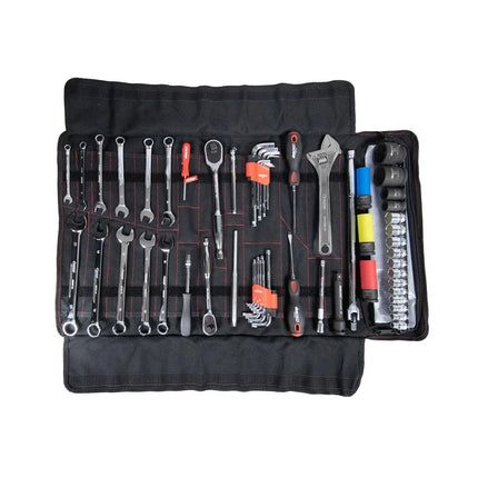 BoxoUSA Off-Road Bag Combo | 108-Piece Off-Road Tool Bag and SAE Tool Roll PA916WSAE