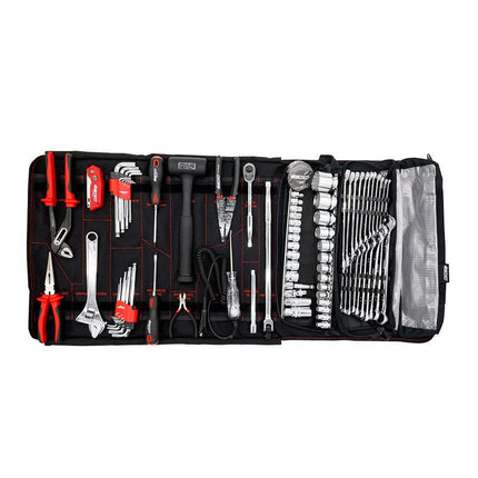 BoxoUSA Combo Tool Roll | 82-Piece Metric and SAE Tool Roll and Dry Bag PA922