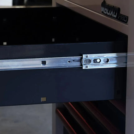 BoxoUSA Pro Series 35" 5-Drawer Flip-Top Service Cart Tool Box UAS342051LM-W-R