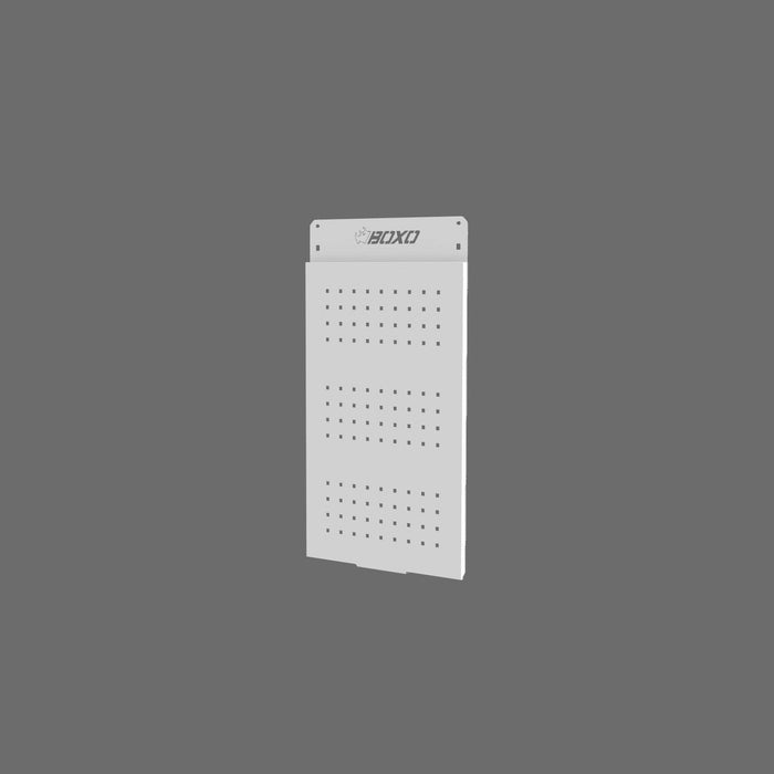 Side Panel for Pro Series 26", 45”, 53" and 72” Bottom Roll Cabinets with square holes, White-Boxo USA