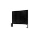 Square Hole Back Panel for Pro Series 26" Roll Cabinets, Black-Boxo USA