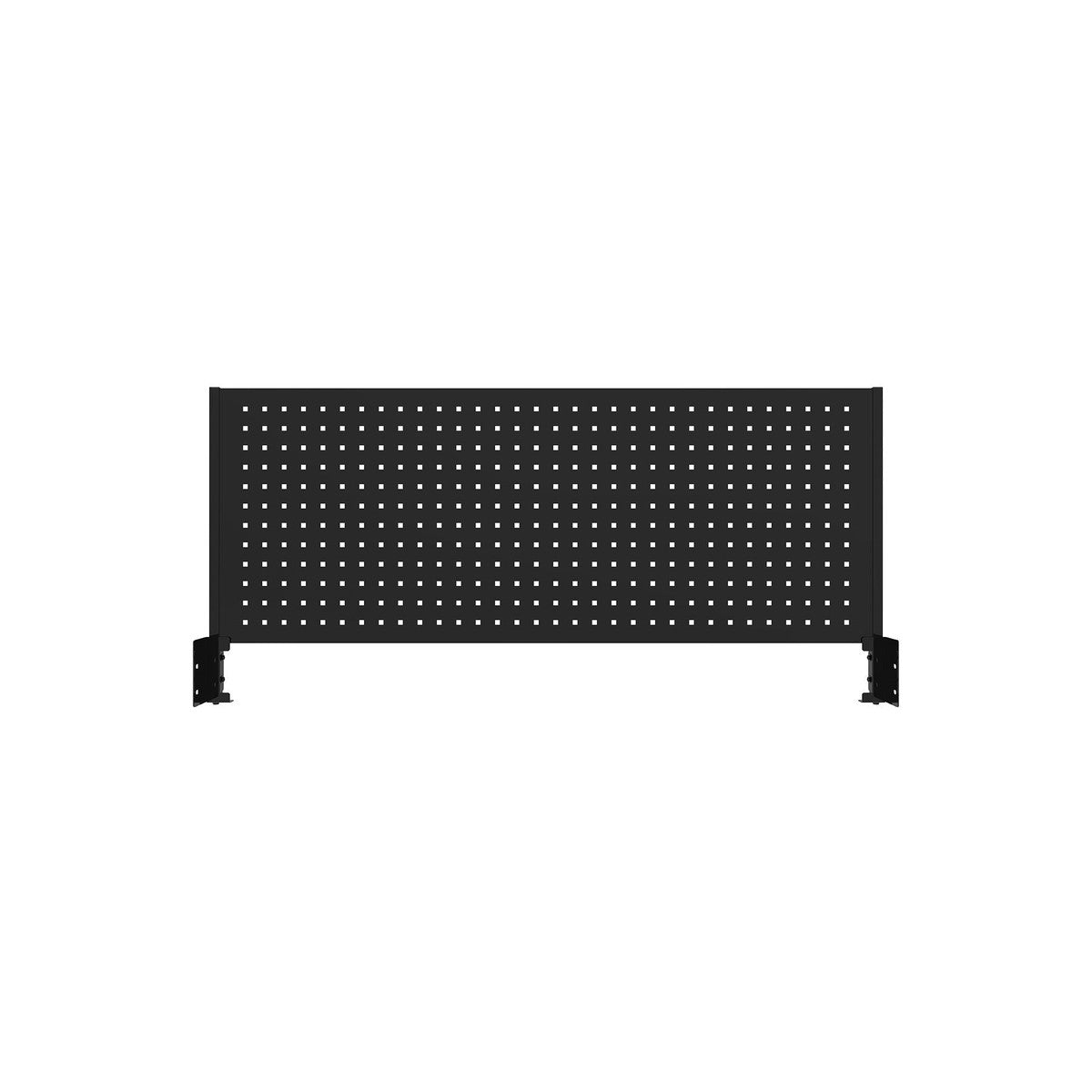Square Hole Back Panel for Pro Series 53" Roll Cabinets, Black-Boxo USA