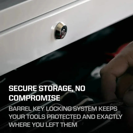 BoxoUSA Tech Series | 41" 19-Drawer Rolling Tool Box | Black 41TB-BK