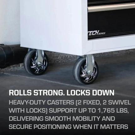 BoxoUSA Tech Series | 41" 19-Drawer Rolling Tool Box | Black 41TB-BK