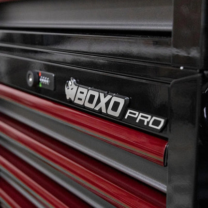 BoxoUSA Pro Series | 26" 11-Drawer Rolling Tool Box 26TB-BK-R