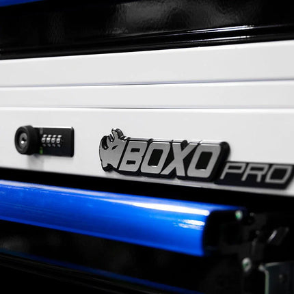 BoxoUSA Pro Series | Loaded 72" 14-Drawer Rolling Tool Box 72BM-BK-R2