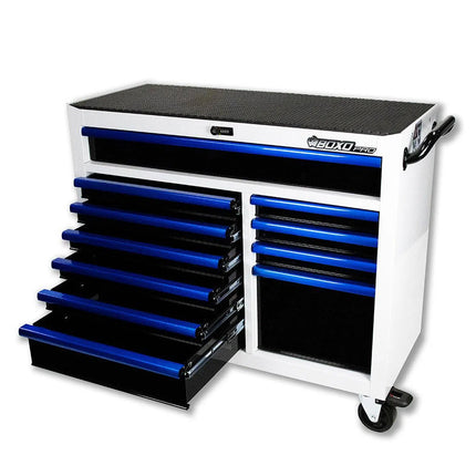 BoxoUSA Pro Series | 45" 11-Drawer Rolling Tool Box UAT450111L-BK-R