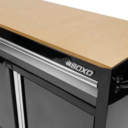 BoxoUSA Tech Series | 45” Mobile Workbench with Storage and Power | Black UAT451011LM-BK