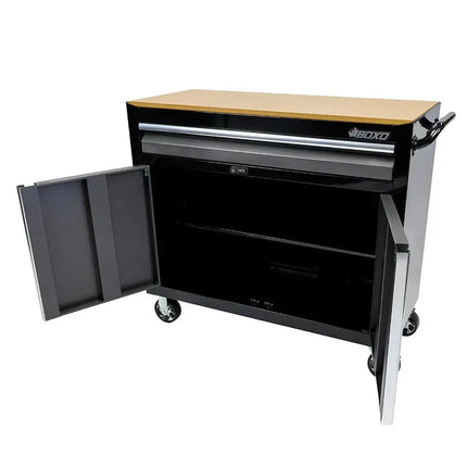 BoxoUSA Tech Series | 45” Mobile Workbench with Storage and Power | Black UAT451011LM-BK