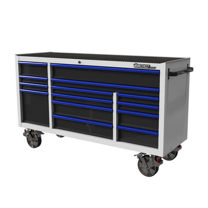 BoxoUSA Pro Series | 72" 14-Drawer Rolling Tool Box UATD7214-BK-1-R