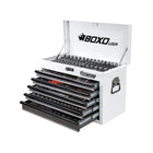 BoxoUSA UTV Box Pro | 258-Piece Metric and SAE UTV Tool Set with 5-Drawer Hand Carry Tool Box UTVBXPRO-W-BK