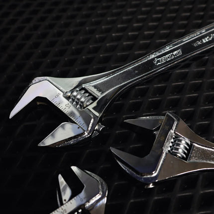 3-Piece Adjustable Chrome Wrench Set | 2/9 Drawer EVA Foam